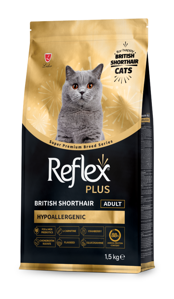 RFX-502_ReflexPlus_BritishShorthair_Adult_1,5kg_Sol REFLEX PLUS BRITISH SHORTHAIR ADULT 1,5kg/8kg