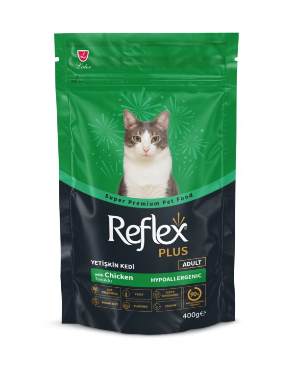 REFLEX PLUS ADULT CAT FOOD CHICKEN 400g