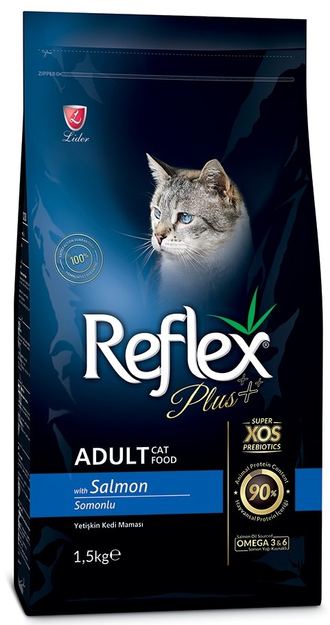 RFX_302_REFLEXPLUSADULTCATFOODSALMON15K REFLEX PLUSS ADULT CAT FOOD WITH SALMON 1,5kg/15kg