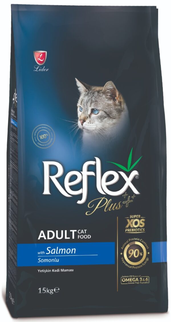 RFX_402_REFLEXPLUSADULTCATFOODSALMON15KG REFLEX PLUSS ADULT CAT FOOD WITH SALMON 1,5kg/15kg