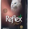 RFX_407_REFLEXPLUSADULTCATFOODHAIRBALLSALMON15KG REFLEX PLUS ADULT CAT FOOD HAIRBALL & INDOOR WITH SALMON 1,5kg/15kg