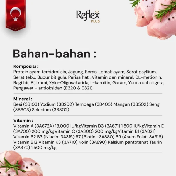 REFLEX PLUS ADULT CAT FOOD URINARY HEALT SUPPORT 1,5kg/15kg