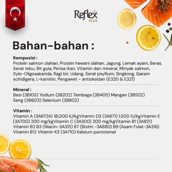 id-11134207-822wr-mln5vw9cterm5e REFLEX PLUS ADULT CAT FOOD HAIRBALL & INDOOR WITH SALMON 1,5kg/15kg