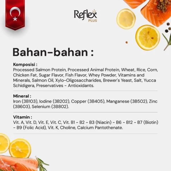 REFLEX PLUS ADULT DOG FOOD For MINI & SMALL BREEDS WITH SALMON 8kg