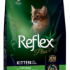 REFLEX PLUS KITTEN CAT FOOD WITH CHICKEN 1,5kg/8kg