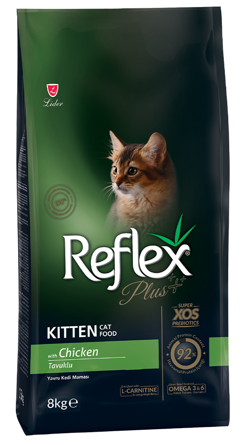 REFLEX PLUS KITTEN CAT FOOD WITH CHICKEN 1,5kg/8kg