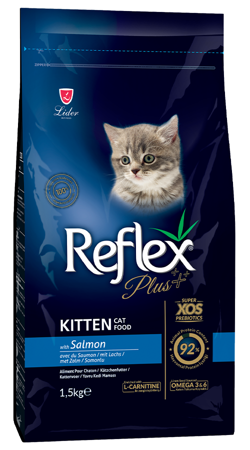 REFLEX PLUS KITTEN FOOD SALMON 1.5KG