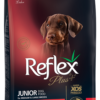 medium large junior dog lamb rice 15kg REFLEX PLUS For MEDIUM & LARGE BREEDS WITH LAMB & RICE KUZUKLU & PIRINCLI JUNIOR DOG FOOD 3kg/15kg