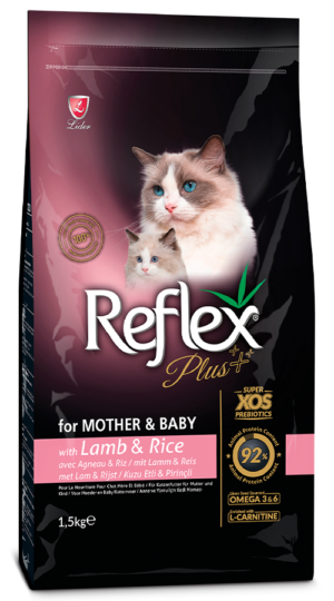 REFLEX PLUS FOR MOTHER & BABY WITH LAMB & RICE 1,5kg/15kg