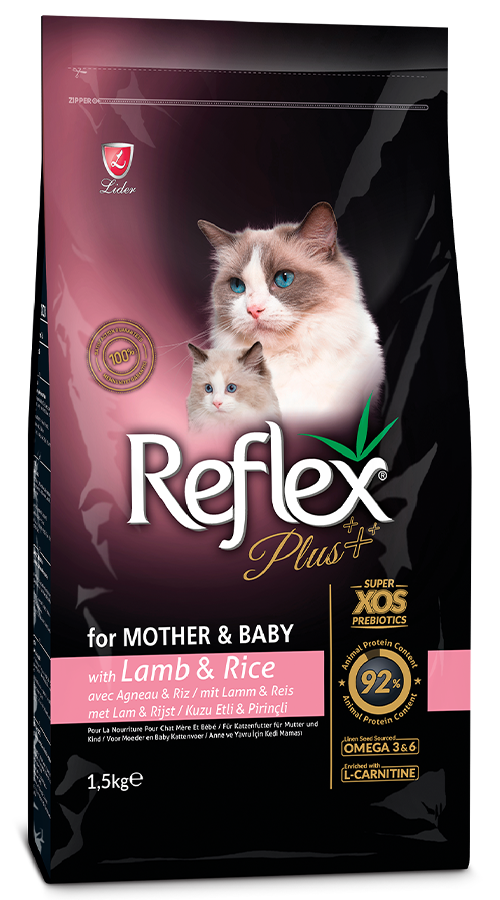 REFLEX PLUS FOR MOTHER & BABY WITH LAMB & RICE 1,5kg/15kg