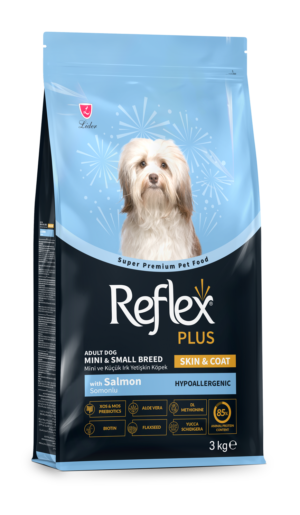 Reflex Plus Skin & Coat Mini & Small Breed Adult Dog Food with Salmon 3kg